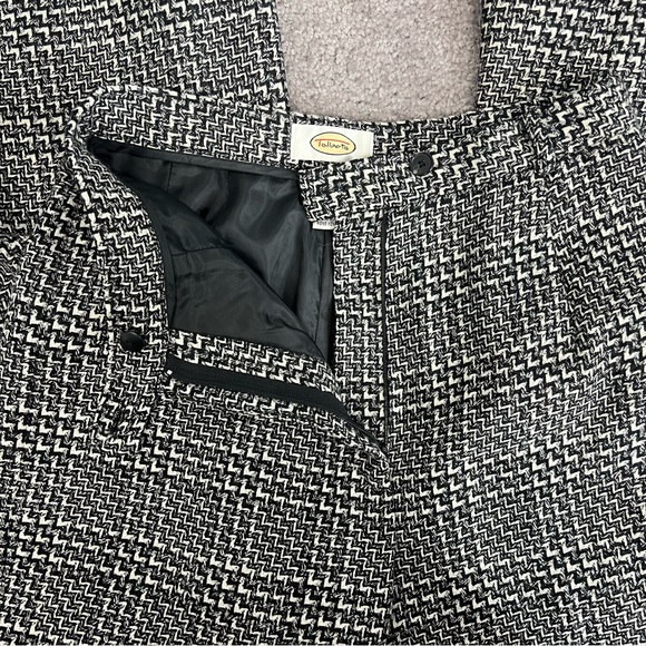 Talbots Vintage Herringbone Wide-Leg Pants Size 4 - Picture 3 of 7
